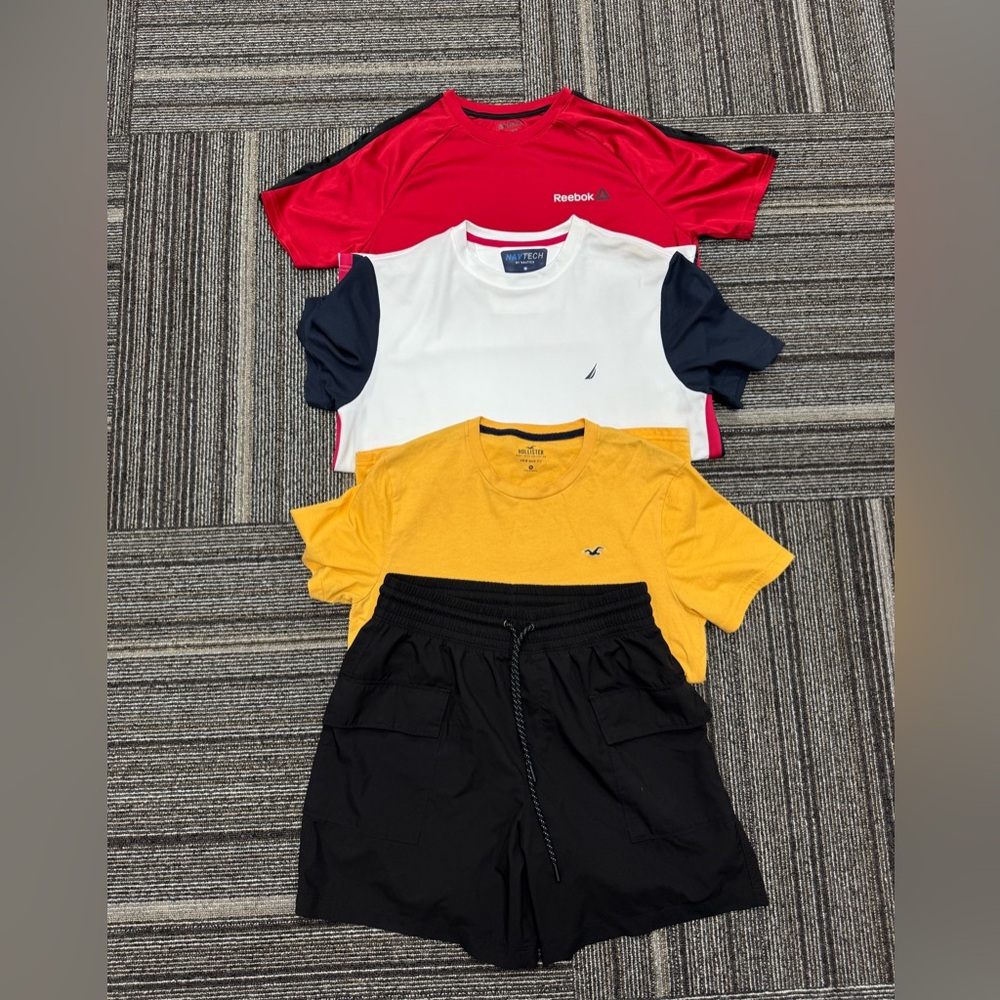 Active Shirts and Shorts 4 Pack
